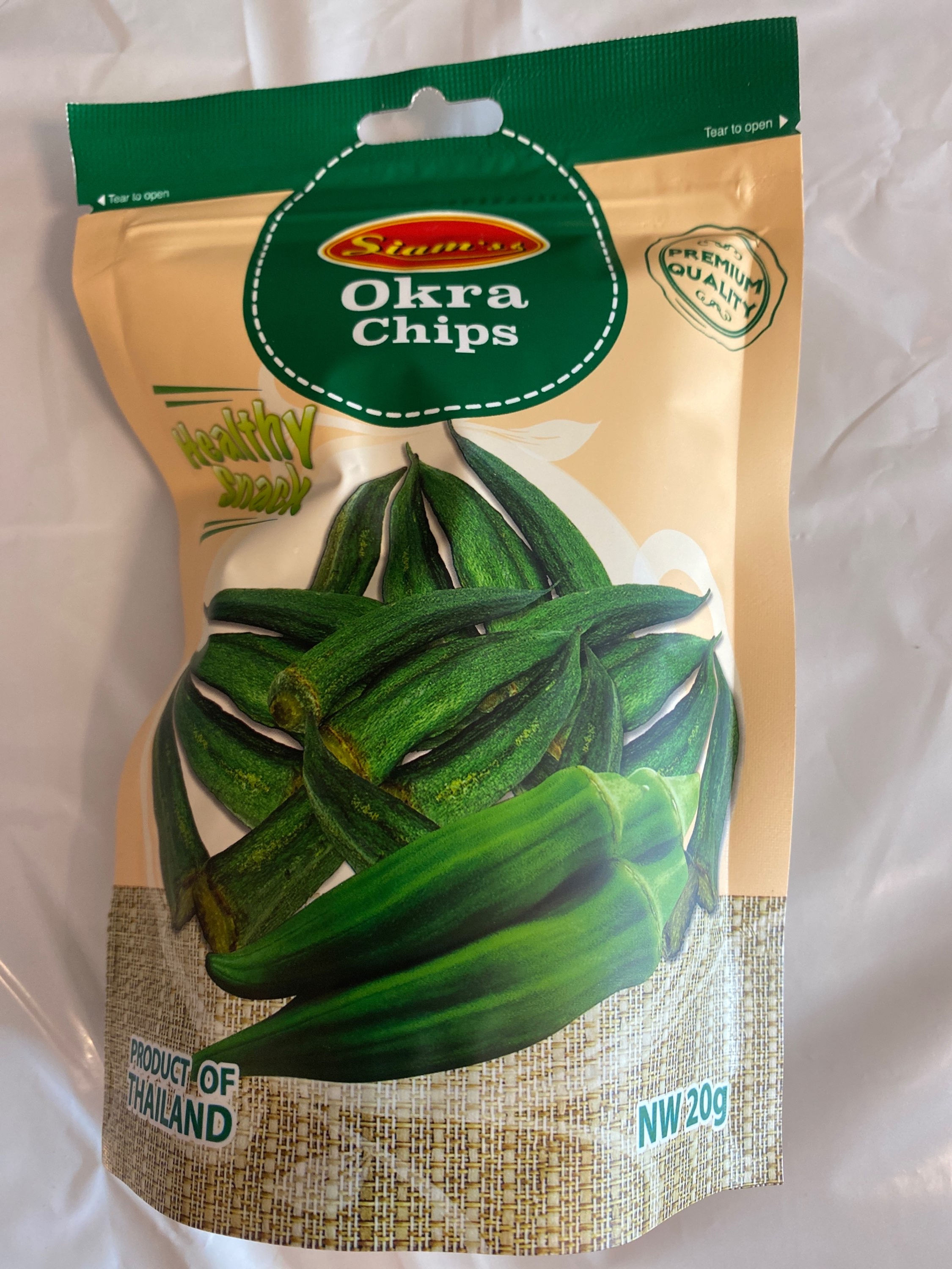 Siam’s okra chips 20g