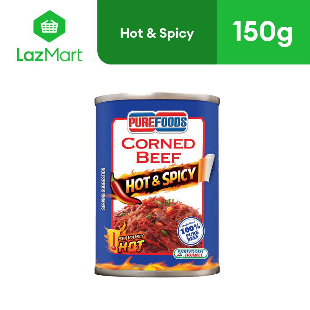 Purefoods Corned beef hot and spicy 150g