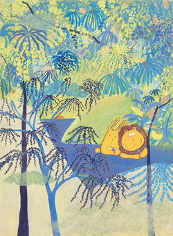 바다정원_72.5cmx53cm_아크릴,과슈,오일파스텔_2022