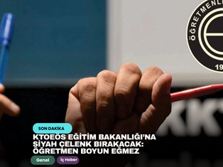 KTOEÖS Eğitim Bakanlığı’na siyah çelenk bırakacak: Öğretmen boyun eğmez