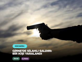 Girne’de silahlı saldırı: Bir kişi yaralandı