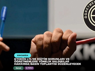 KTOEÖS LTL'de eğitim sorunları ve öğretmenlere yönelik saldırılar hakkında basın toplantısı düzenleyecek