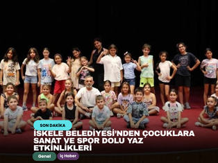İskele Belediyesi’nden çocuklara sanat ve spor dolu yaz etkinlikleri 