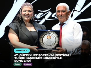 47. Güzelyurt Portakal Festivali Tuğçe Kandemir konseriyle sona erdi