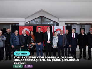 TDP İskele’de yeni dönem: 9. Olağan Kongrede başkanlığa Çağıl Çırakoğlu seçildi