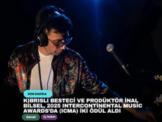 Kıbrıslı besteci ve prodüktör İnal Bilsel, 2025 InterContinental Music Awards’da (ICMA) iki ödül aldı