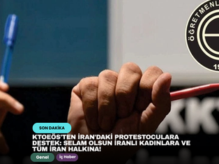 KTOEÖS'ten İran'daki protestoculara destek: Selam olsun İranlı kadınlara ve tüm İran halkına!