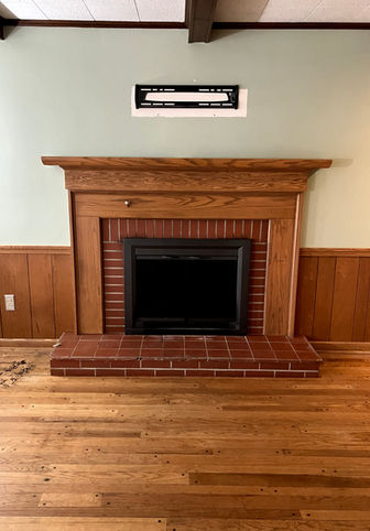 Before picture of masonry project in Boardman, OH