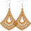 Thumbnail: Wooden earrings.  Eco Friendly. 