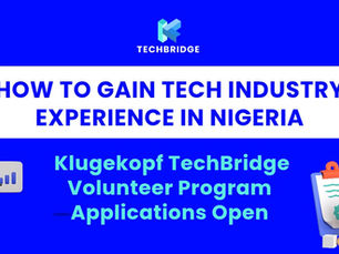 How to Gain Tech Industry Experience in Nigeria: Klugekopf Volunteer Program Applications Open