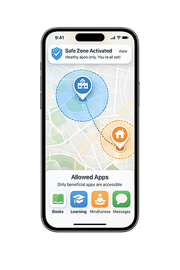 Safe zone activated smartphone interface.png