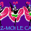 Dancers doing the CanCan.