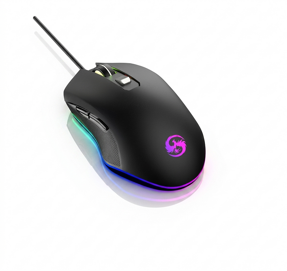 Miniatura: Kit De Teclado Mecânico E Mouse Gamer 3200 Dpi Com Fio Abnt2 Iluminação Led Rgb 