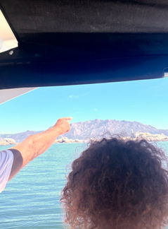 Puntos de interés en la ruta en barco