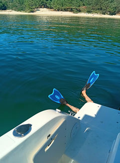 Momentos de relax en barco