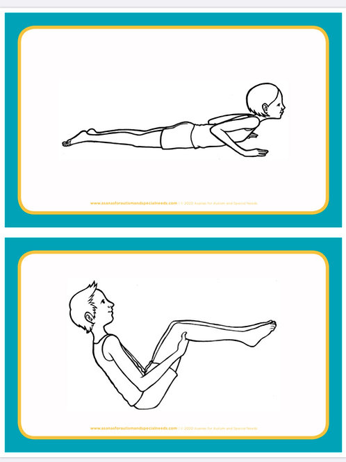 Printable Pose Cards | asanas-for-autism