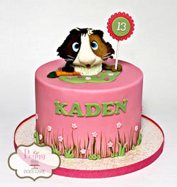 Guinea Pig 7" Cake