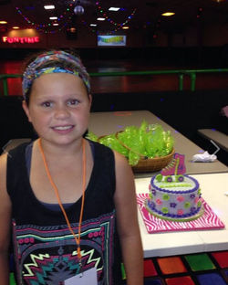 margaret with her cake
