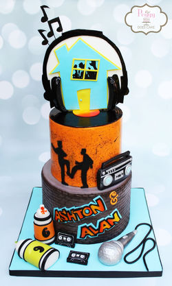 House Party 90s 6"/8" Cake