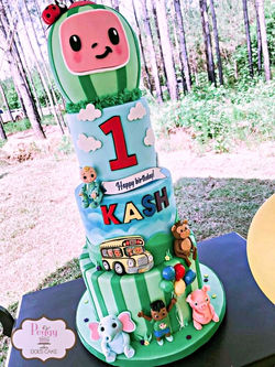 Cocomelon 4"/6"/8"/10" Cake