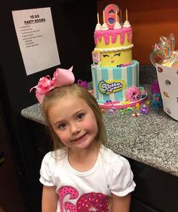 Stella with Shopkins cake