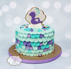 Mermaid Shower Cake