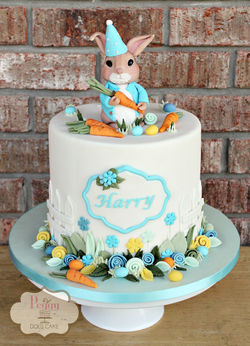 Bunny Party 7" Cake