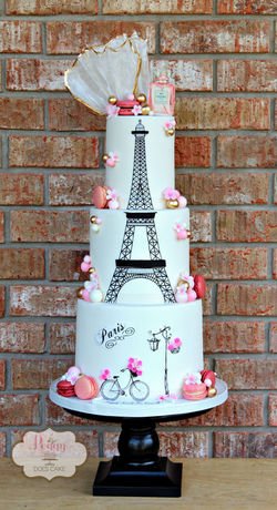 8"/6"/4" Paris Cake