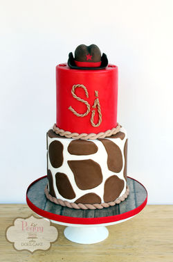 Cowboy 5"/7" Cake