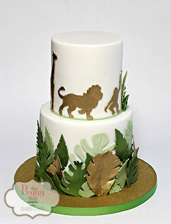 Safari Shower Cake