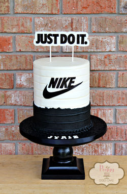 Nike Just Do It 7" Tall Cake
