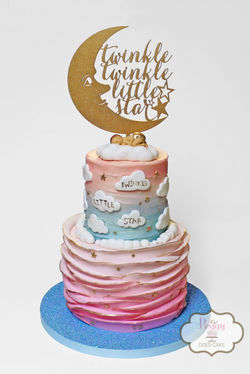 Twinkle Twinkle Shower Cake