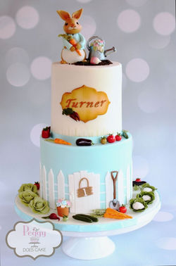 Beatrice Potter 5"/7" Cake