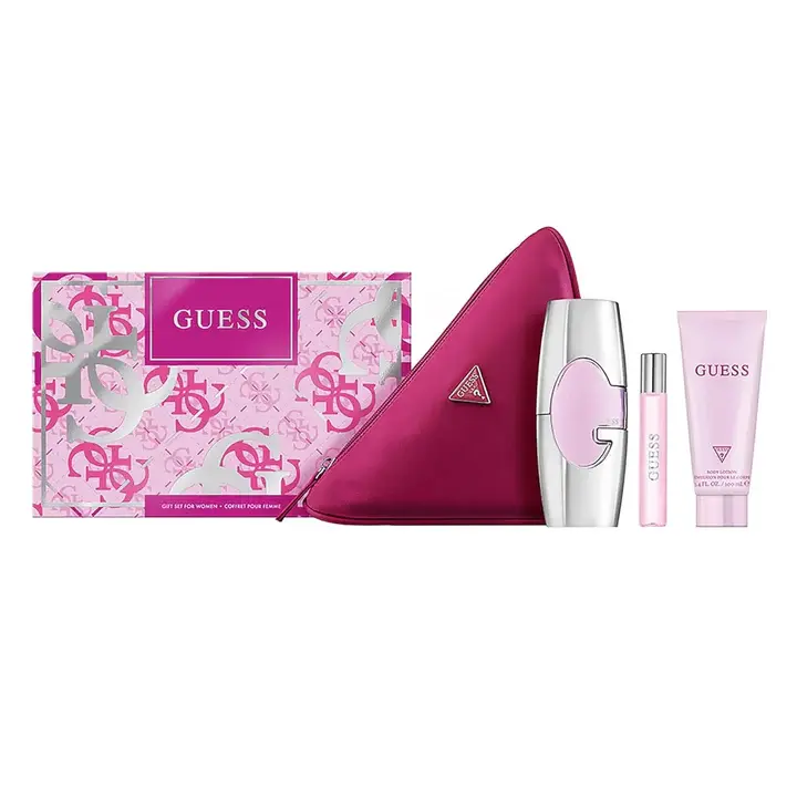 Guess Pink 4-Piece Set 2.5oz Women EDP Spray