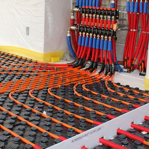 Floor heating.