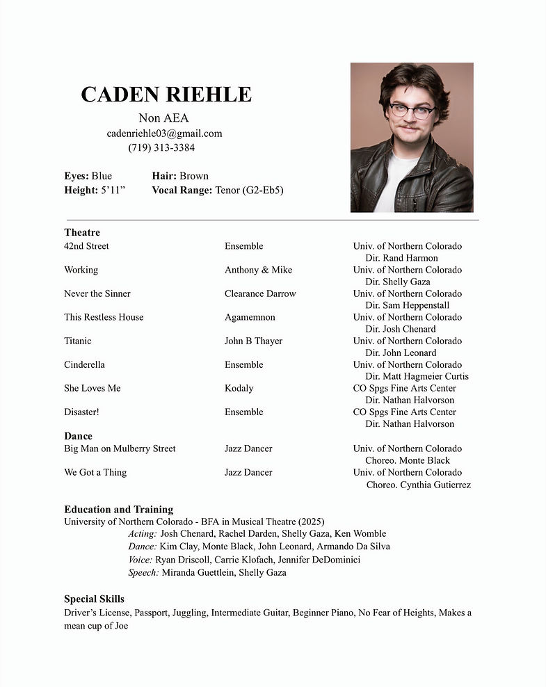 Caden Riehle Resume
