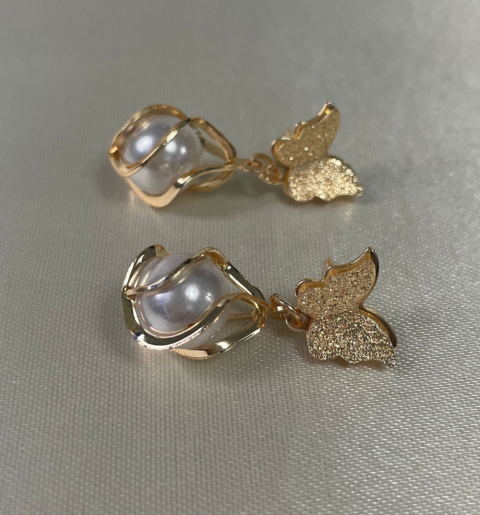 Thumbnail: Butterfly Flutter Earrings 