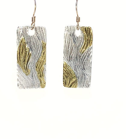 Fine Silver Wave Texture With 22K Gold.j