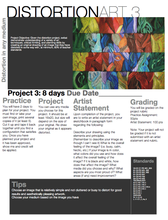 Distortion Project Sheet