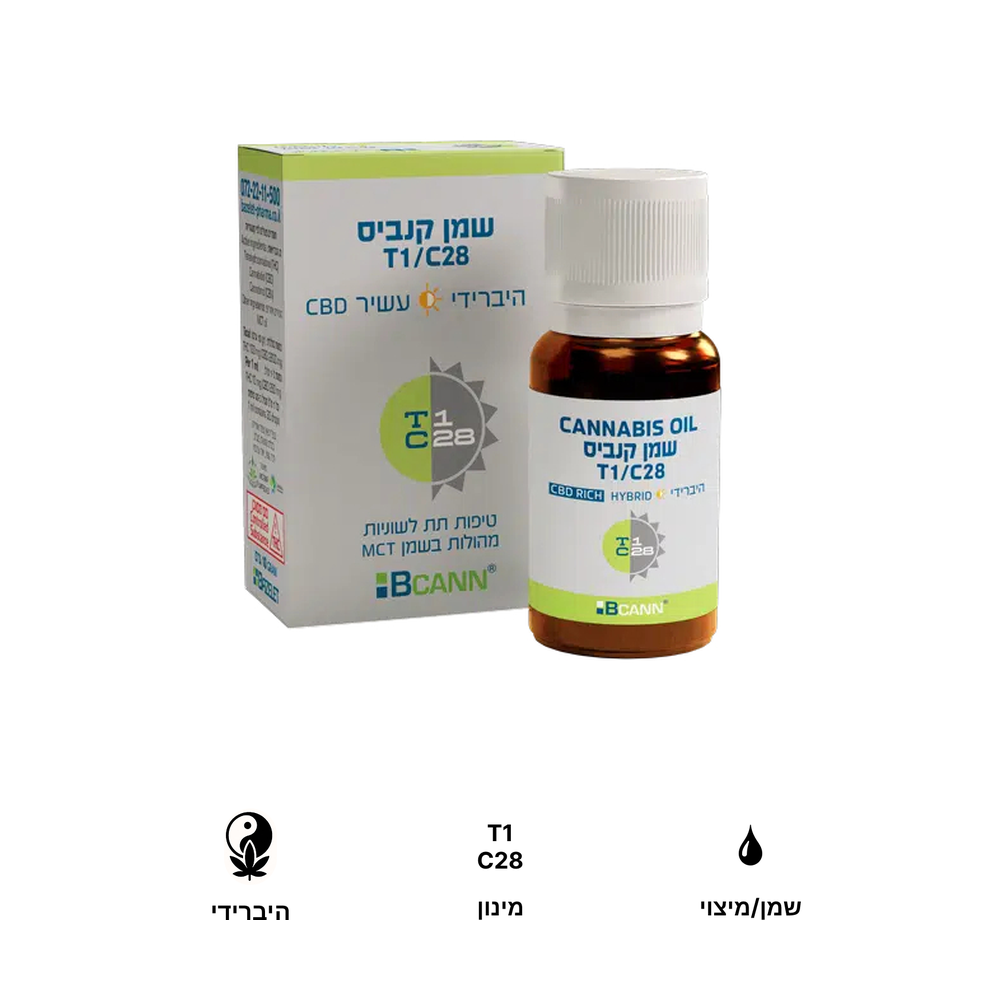BCANN Oil T1/C28  היברידי שמן ביקאן