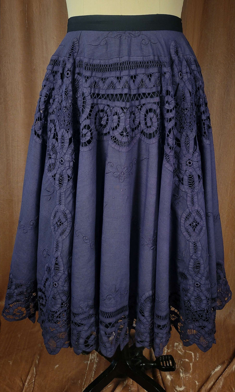 Thumbnail: Plum Purple Tablecloth Skirt