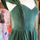 Thumbnail: 1950s Forest Green Cotton Velveteen Dress