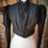 Thumbnail: Late Victorian Black Wool Bodice