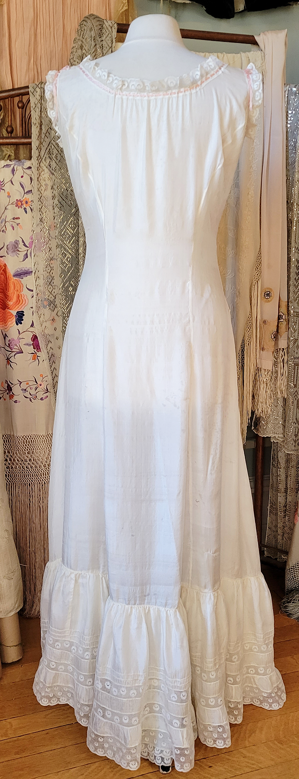 Thumbnail: Edwardian Silk Princess Slip