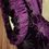 Thumbnail: 1970s Purple Stamped Velvet Gown