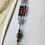 Thumbnail: Red and Black Triple Glass Beaded 20s Style Necklace