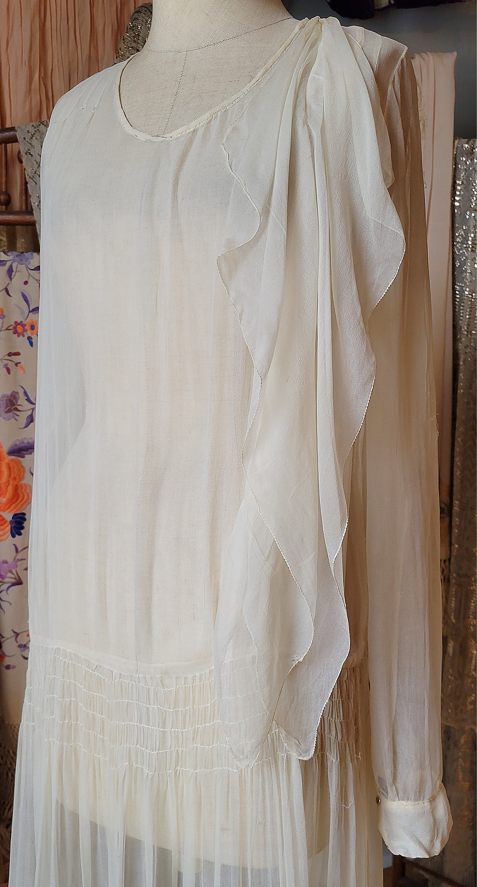 Thumbnail: 1920s Ethereal Chiffon Dress