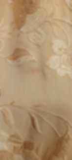 Thumbnail: Pale Peach Roses Embroidered Silk Slip Dress