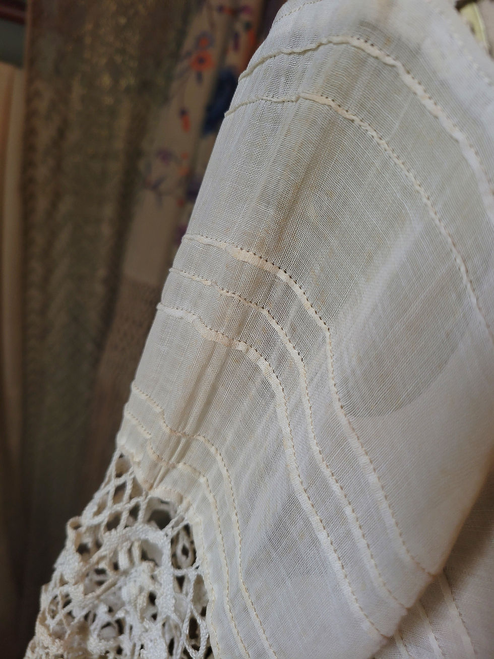 Thumbnail: Edwardian Crochet Lace Dress