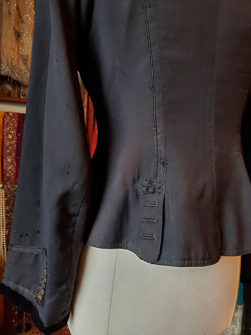 Thumbnail: Victorian Heavy Wool Assymetrical Jacket